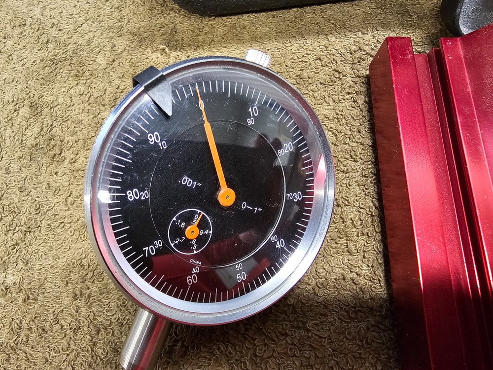 0-1" Dial Indicator High Precision .001" Test Manual Machinist Fine Adjust Base