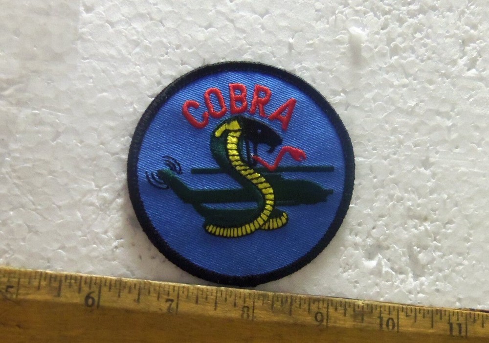 Cobra Helicopter Embroidered Patch