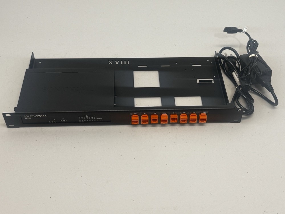 SonicWall TZ400 Firewall Network Security w/ Tray & Power Adapter Included