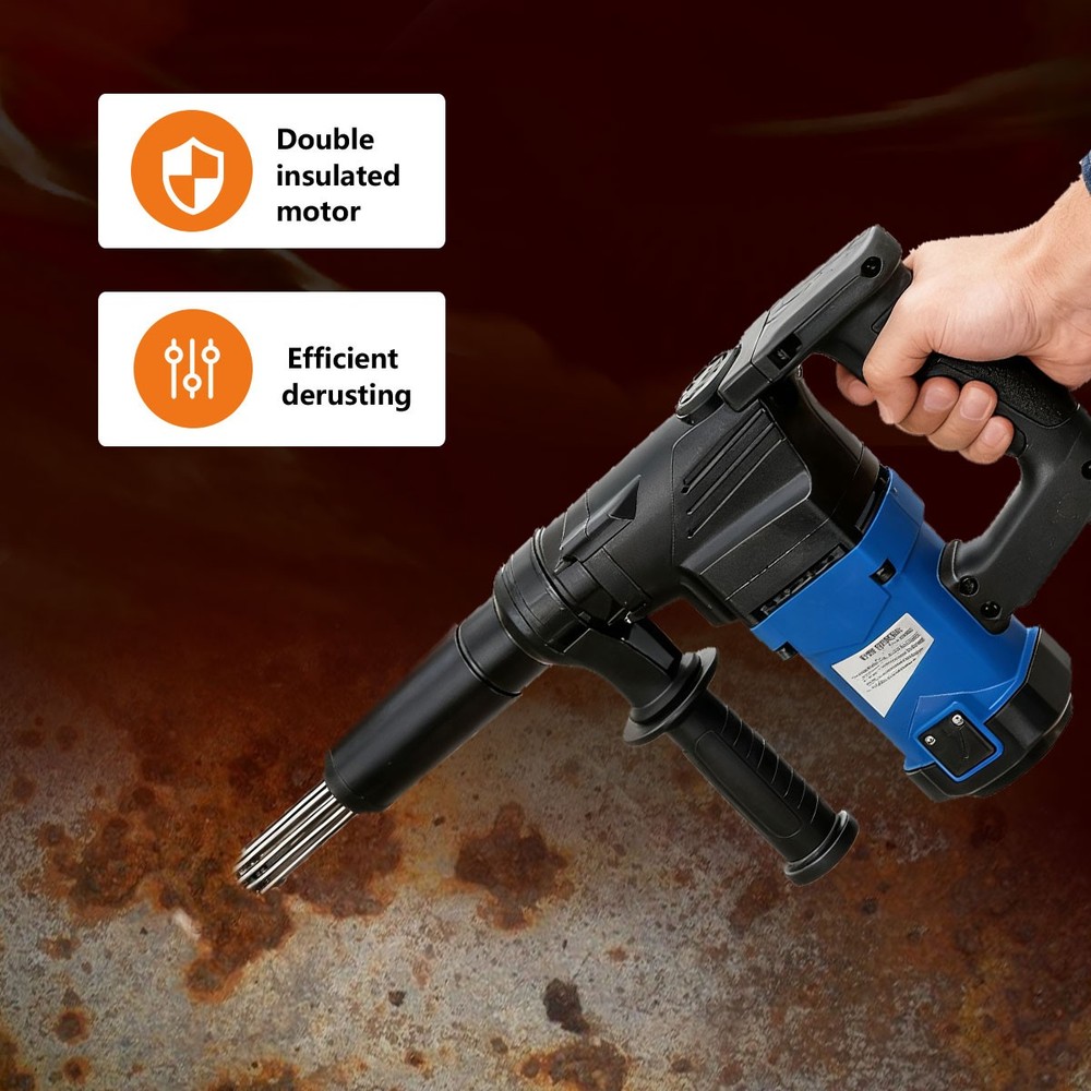 Electric Needle Derusting Gun Rust Removal 110V Needle Scaler Jet Chisel