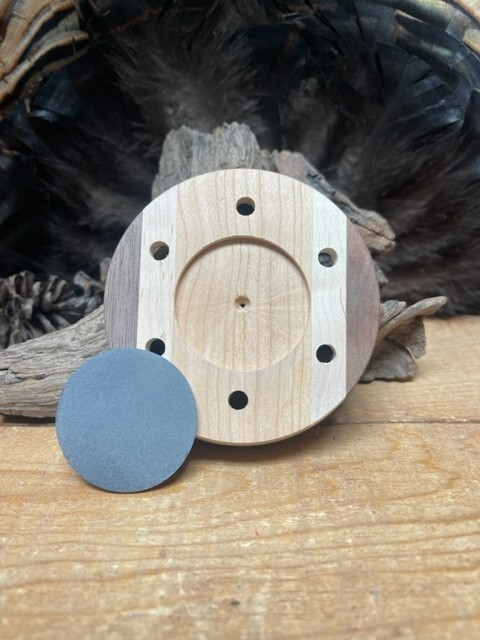 1-Easy Grip Profiled Laminated Double-Sided Turkey Call Pot No Tools Needed