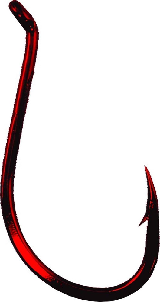 Salmon Egg Hooks Color: Red; Size