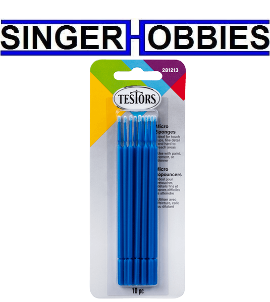 Testors TES281213 10 Piece Micro Sponge Set HH