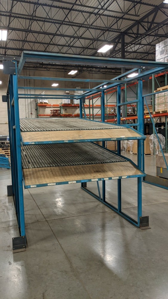 Gravity Flow Rack Starter Section- 72" Wide, 96" High, 108" Deep