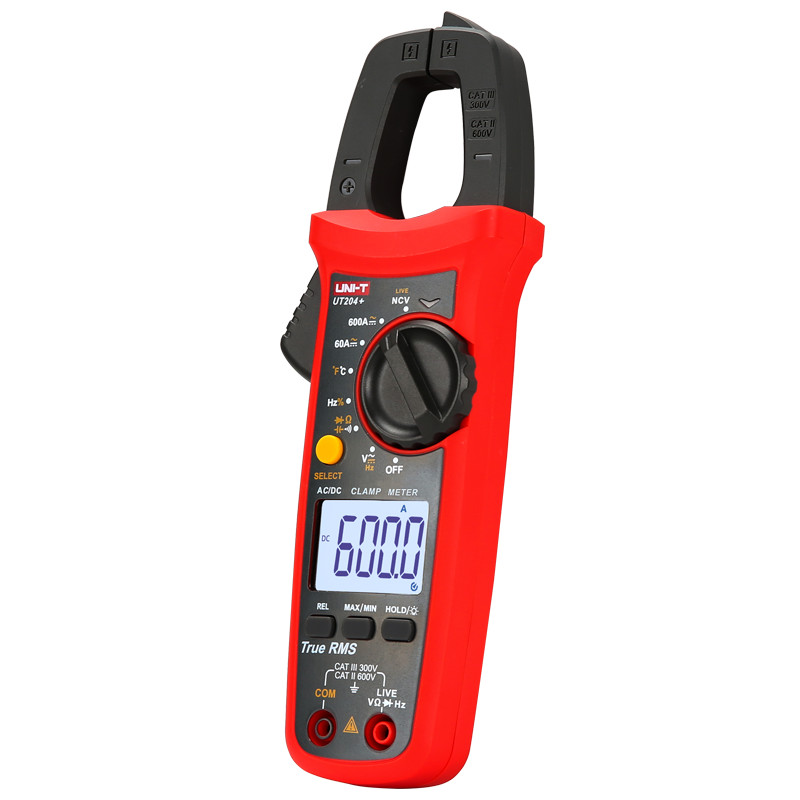 . UT204+ 600A Digital Clamp Meter True RMS NCV[^2^]