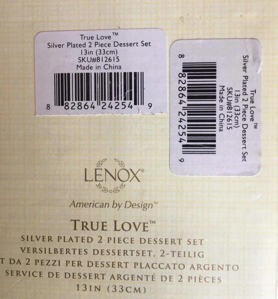 Lenox True Love 2-pc Silverplated Dessert Set