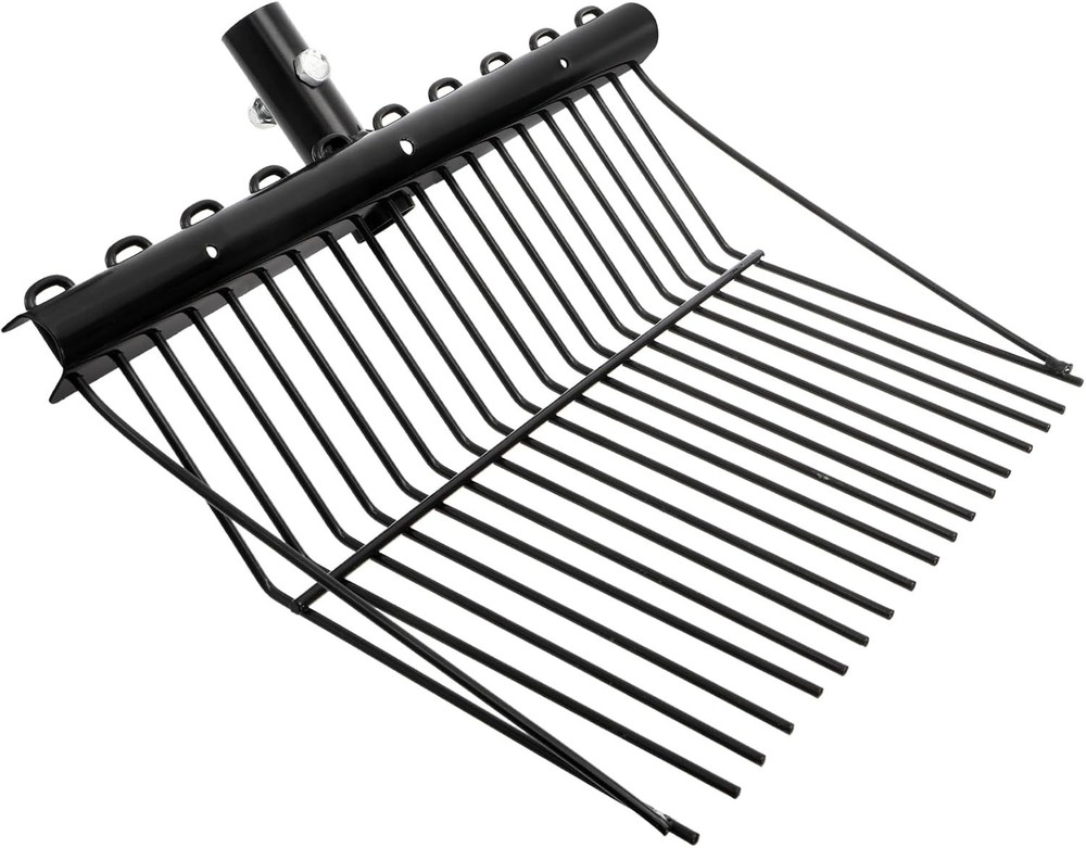 Metal Pitch Fork for Garden, Durable Digging Fork Rake Head Replacement with ...
