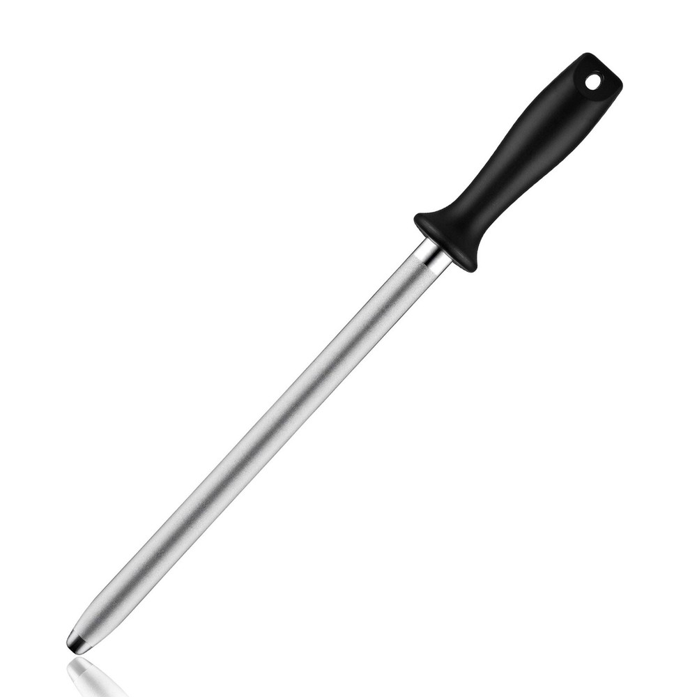 Klaus Meyer 10 inch High Carbon Diamond Sharpening Steel Kitchen Sharpener