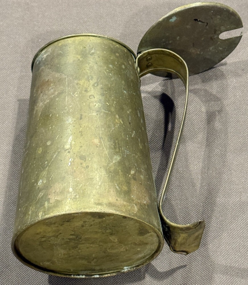 Vintage Cape Cod Shop Brass Smudge Pot Fire Starter