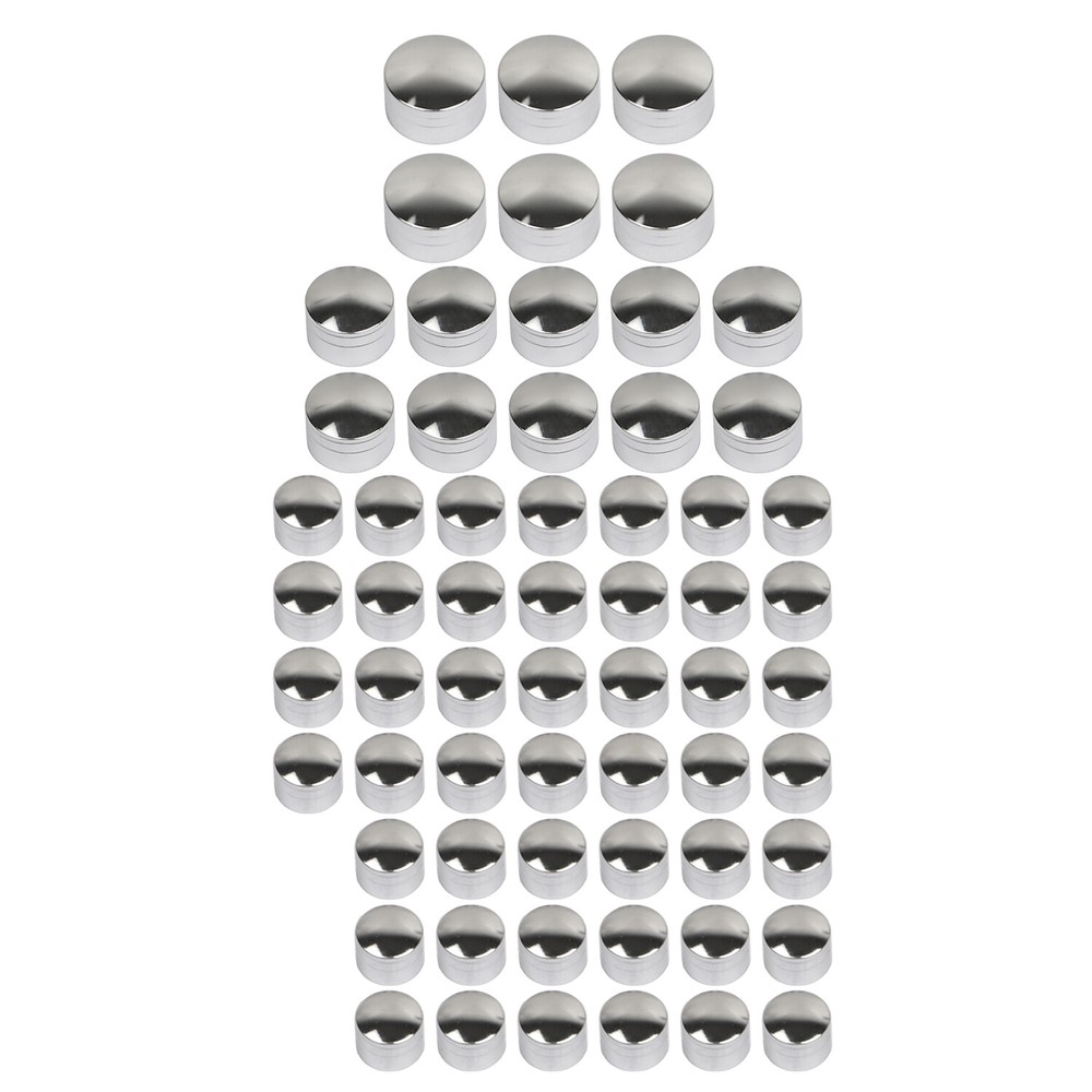 Chrome Engine Bolt Caps For Harley Softail Touring Electra Glide FLHT FLHTCU