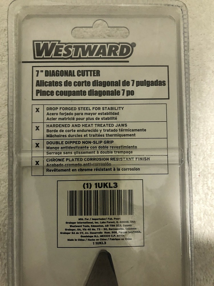 7" INCH DIAGONAL CUTTER WESTWARD NEW