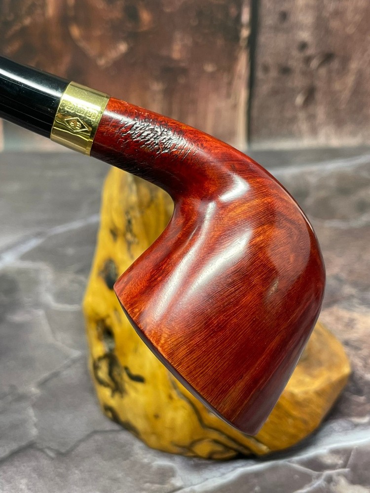 Pipe Palace Pipes Bent Oval Dublin Flame Grain Briar Pipe