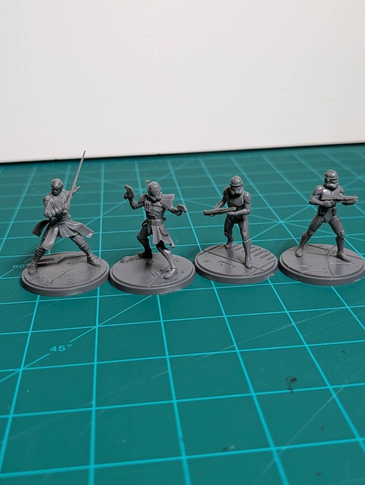 STAR WARS SHATTERPOINT - Anakin, Captain Rex, 501st Legion Squad Pack ASSEMBLED