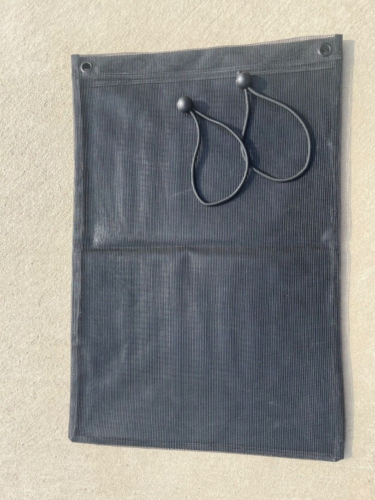 Utv Mesh Trash Bag with Solid Front (New Weathered Flag Design)