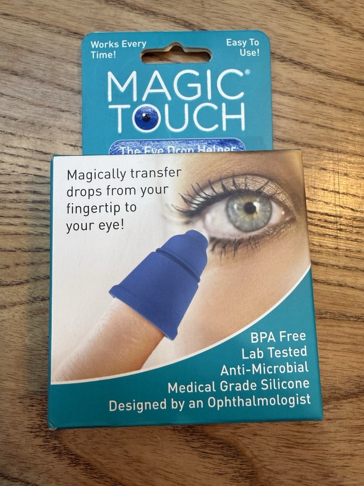 Magic Touch Eye Drop Helper Guide – Silicone Applicator