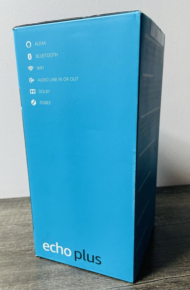 Amazon Echo Plus 2nd Generation Smart Speaker with Alexa Gray- Open Box