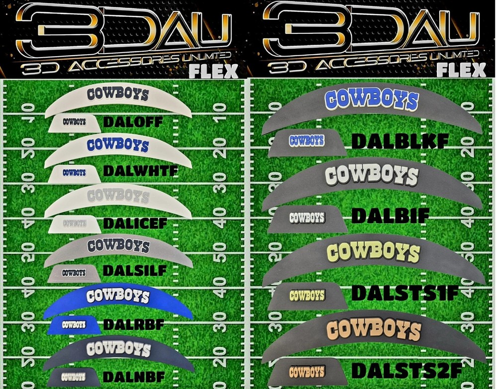 Dallas Cowboys 3D Front & Back SpeedFlex Bumpers