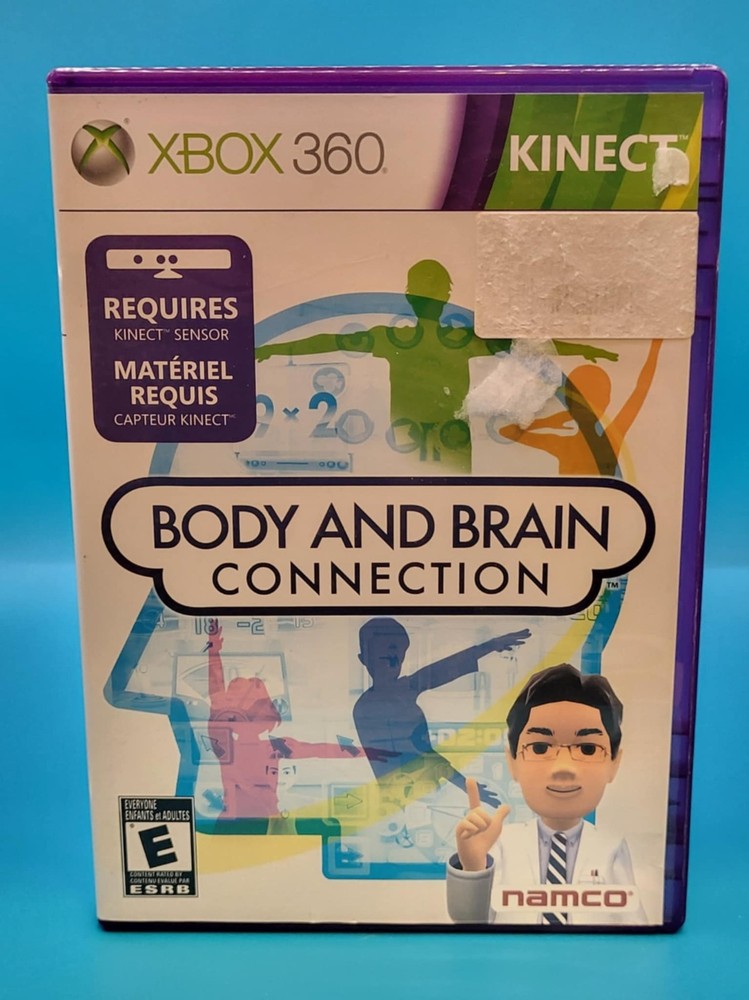 Microsoft Kinect Sensor Black 1414 XBOX 360 Bundle 3 Games - Tested & Working