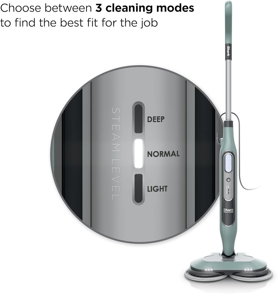Shark Steam Scrub Mop Hawaiian Grey