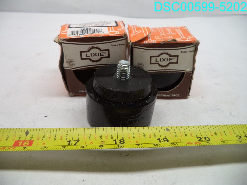 QTY=2: 200H Lixie 2" Hard Black Replaceable Face For Hammer 751968082002