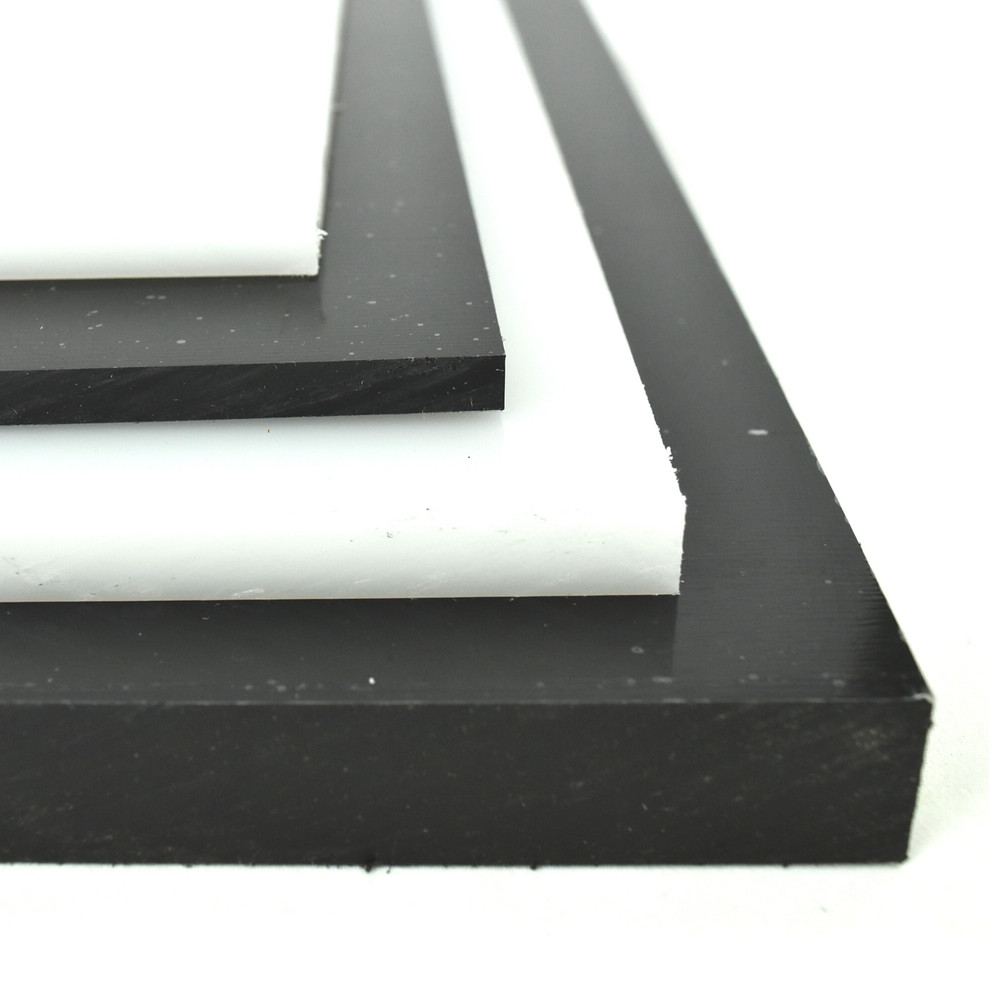 BuyPlastic Black Polypropylene Copolymer (PPC) Plastic Sheet  1/2" x 6" x 24"