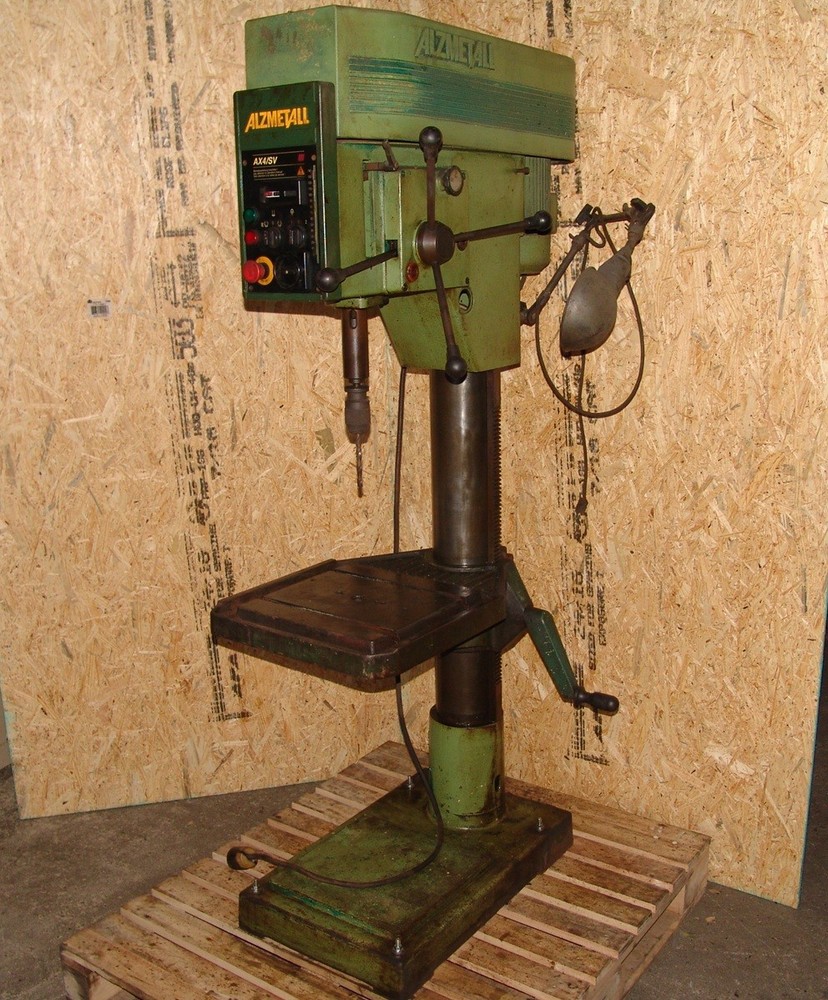 4hp Power down feed drill press Alzmetall
