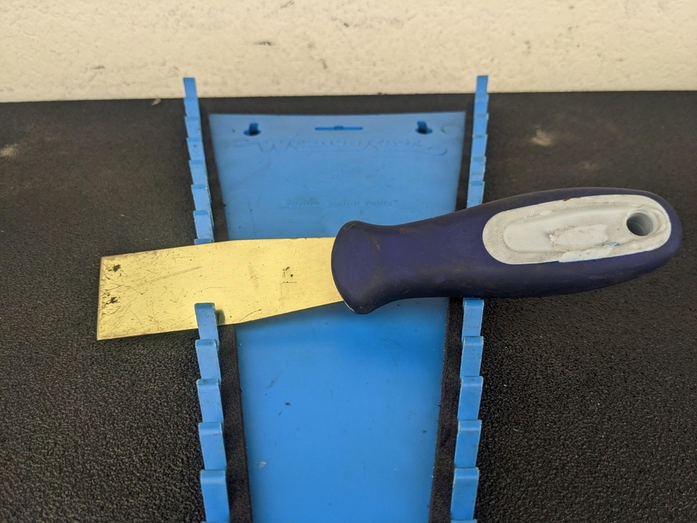 #bl567 Blue-Point Tools BRASS Straight Putty Knife / Scraper PKB53A