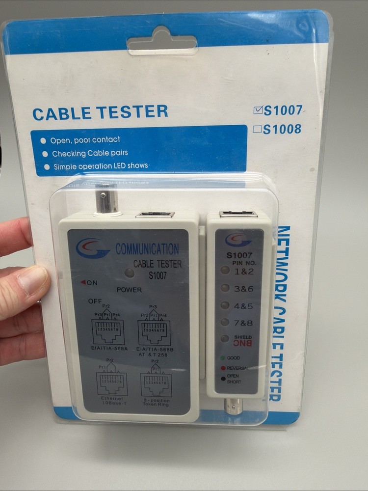 Network Cable Tester S 1007 New In Package