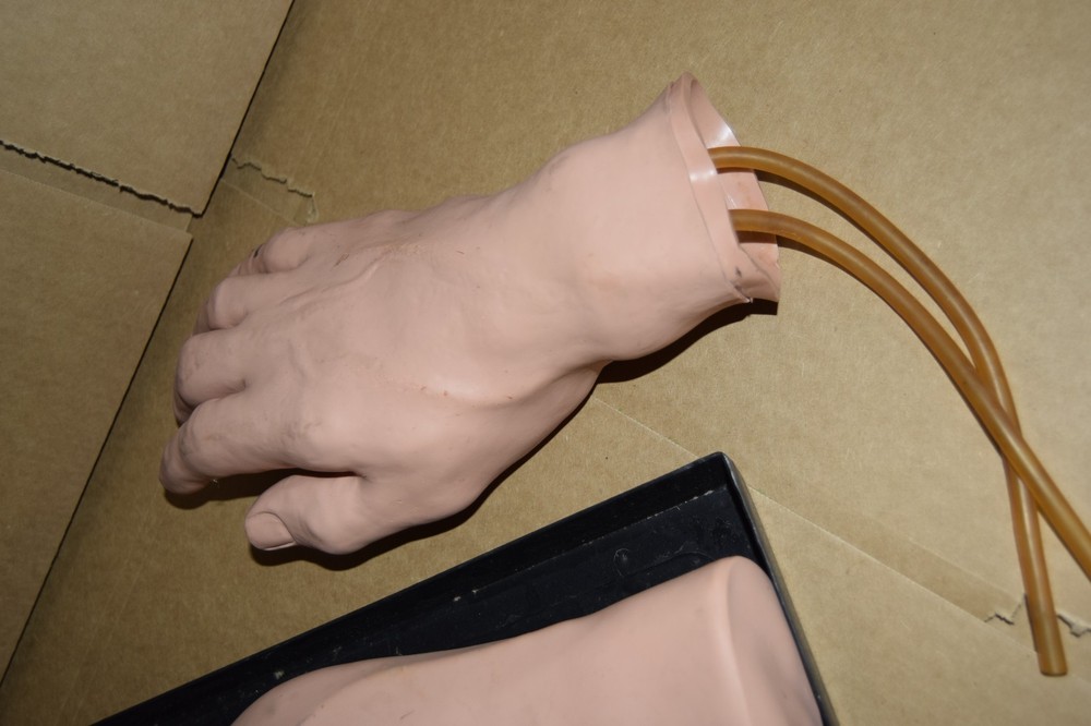 Phlebotomy / Venipuncture Practice Training Arm Hand Model Nurses Techs EMT's
