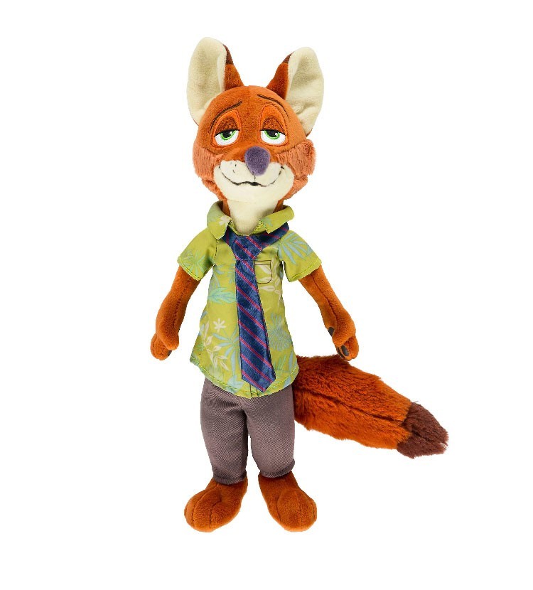 Zootopia Nick Wilde Plush 13" Stuffed Fox Character Toy