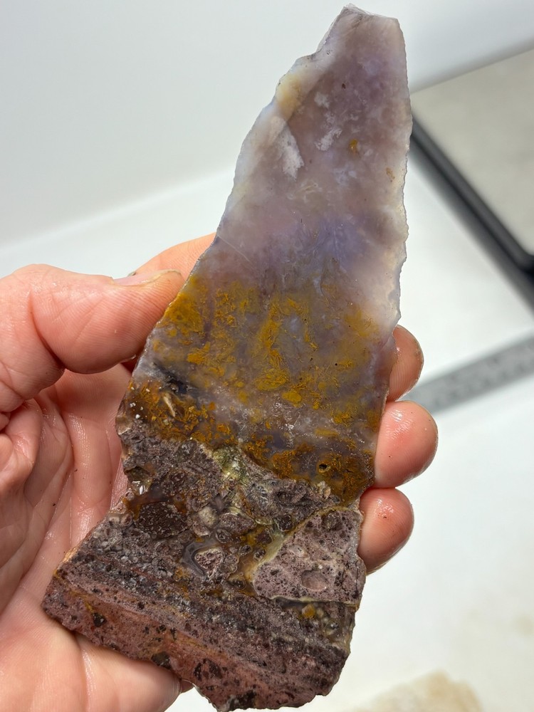 Mexican Cathedral Agate Slab Cabbing Lapidary Combo Ship Avail