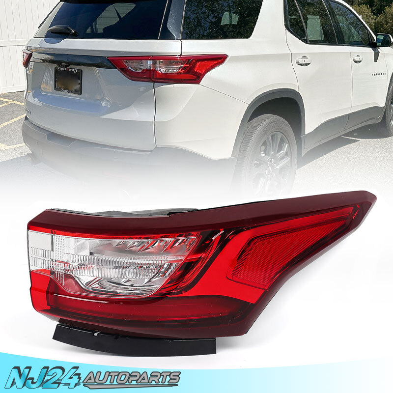 Outer LED Tail Light For 2018-2021 Chevrolet Traverse Brake Lamp Passenger Side