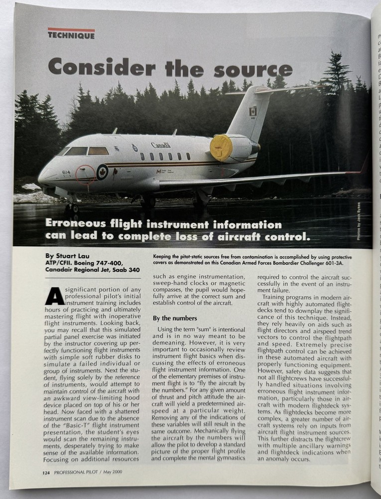 Professional Pilot Magazine May 2000 Vol 34 No 5 - Original