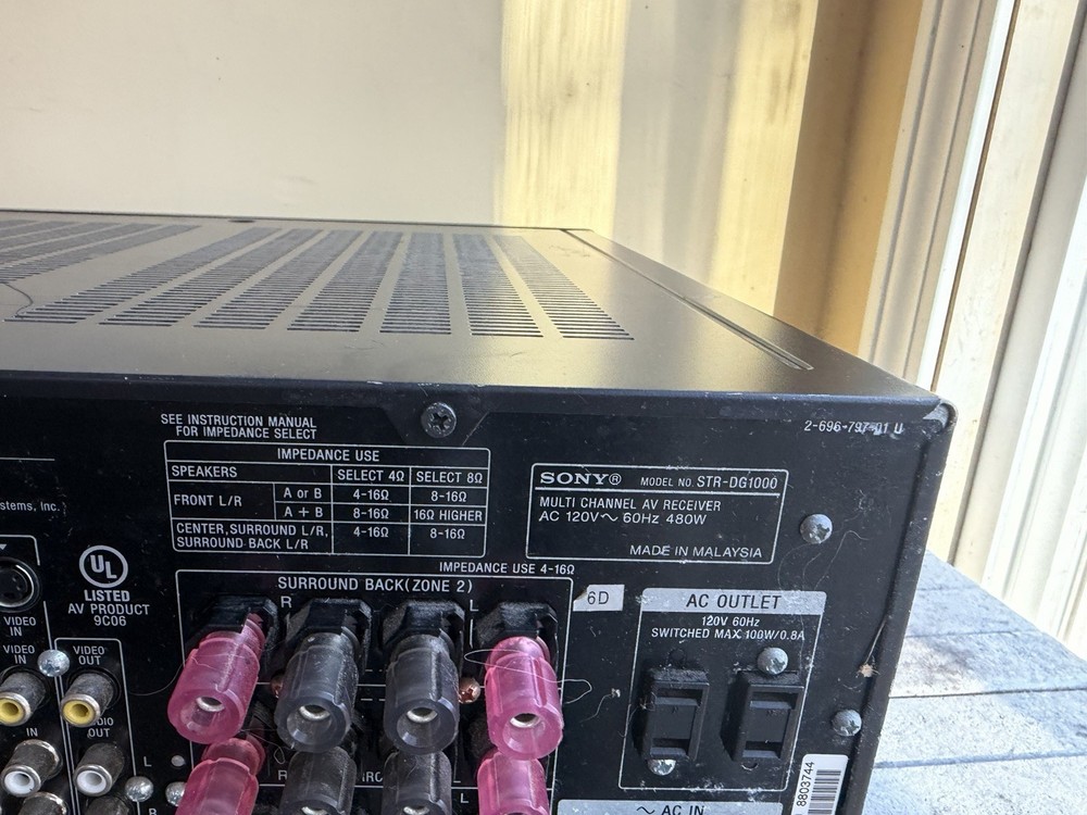 Sony STR -DG1000 Amplifier Good Condition