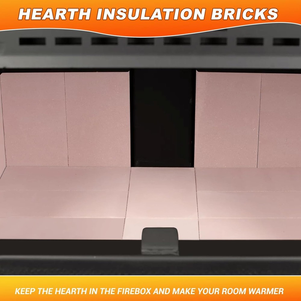 Fire Bricks, Woodstove Firebricks, High Temperature Resistant Clay Firebricks fo
