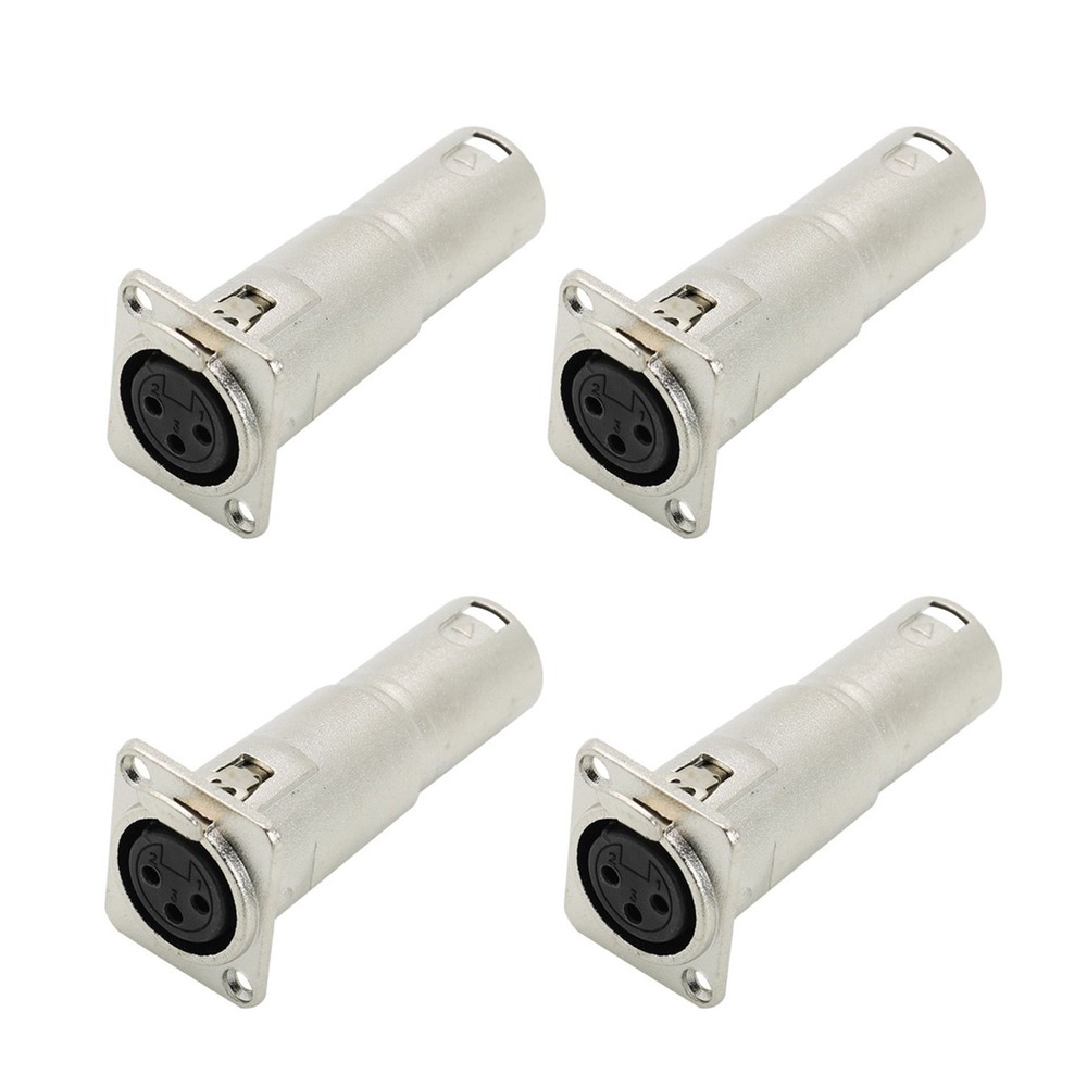 50 V Max. 2.5 mm² (14 AWG) Audio Studio Amp Panel Mount Connector Adapter Plug
