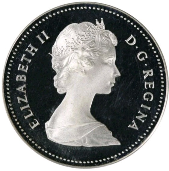 1982 Canadian Regina 100th Centennial Proof Silver Dollar