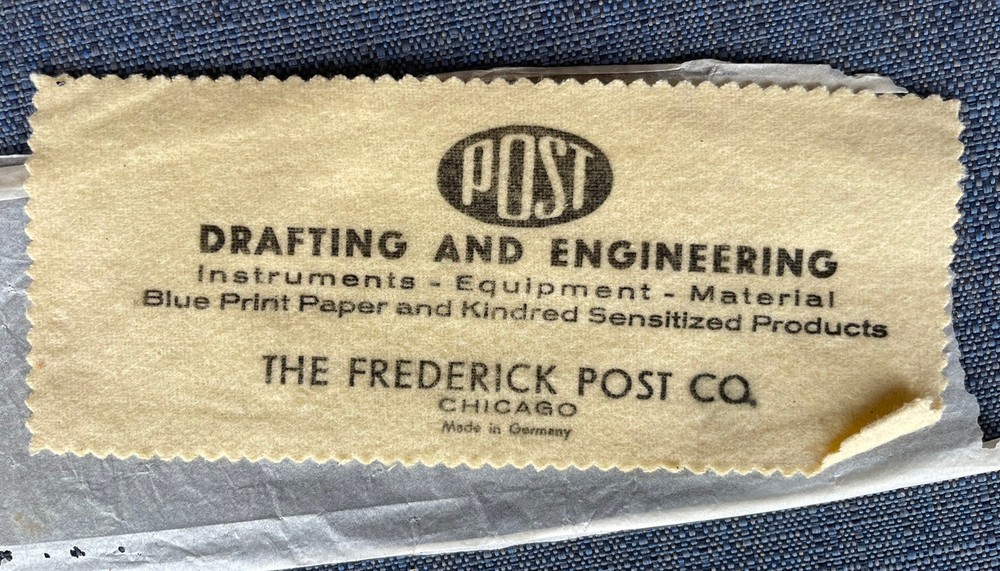 FREDERICK POST COMPANY VINTAGE DRAFTING TOOL SET Style #1130c