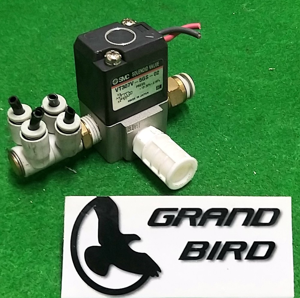 SMC VT307V-5GS-02 Solenoid Valve, USED