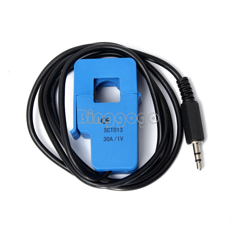 SCT-013-030 Non-Invasive AC Current Sensor Clamp Sensor 30A NEW