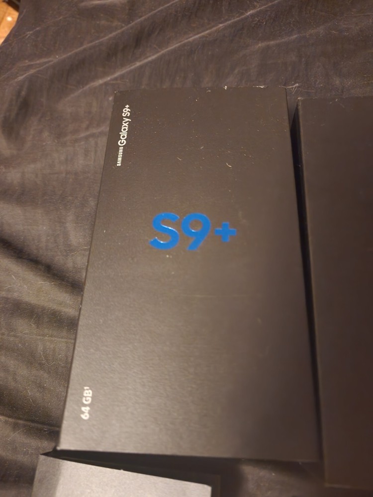 Samsung Galaxy S9+ Original Box Only w/ Sleeve, Tray, Documentation, & SIM Tool