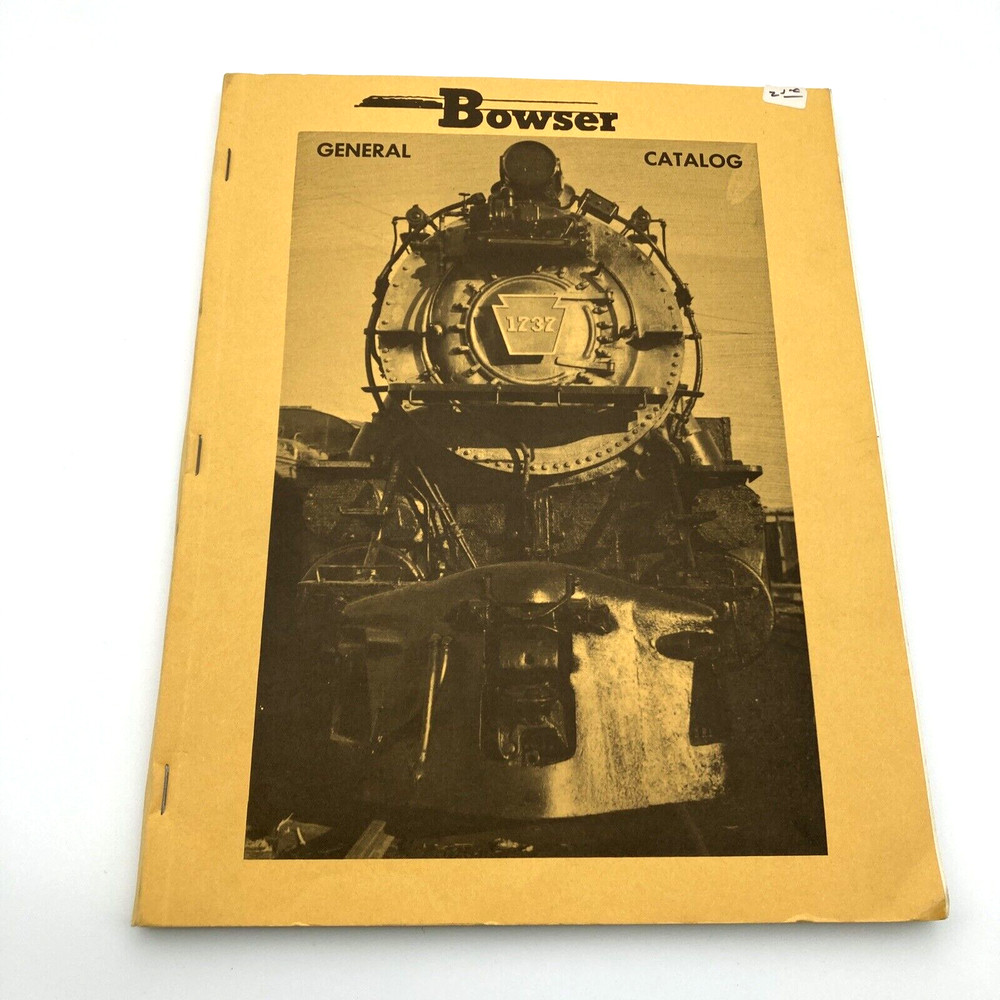 Bowser General Catalog Model Train Railroad Reference Manual Pricelist Jan 1974
