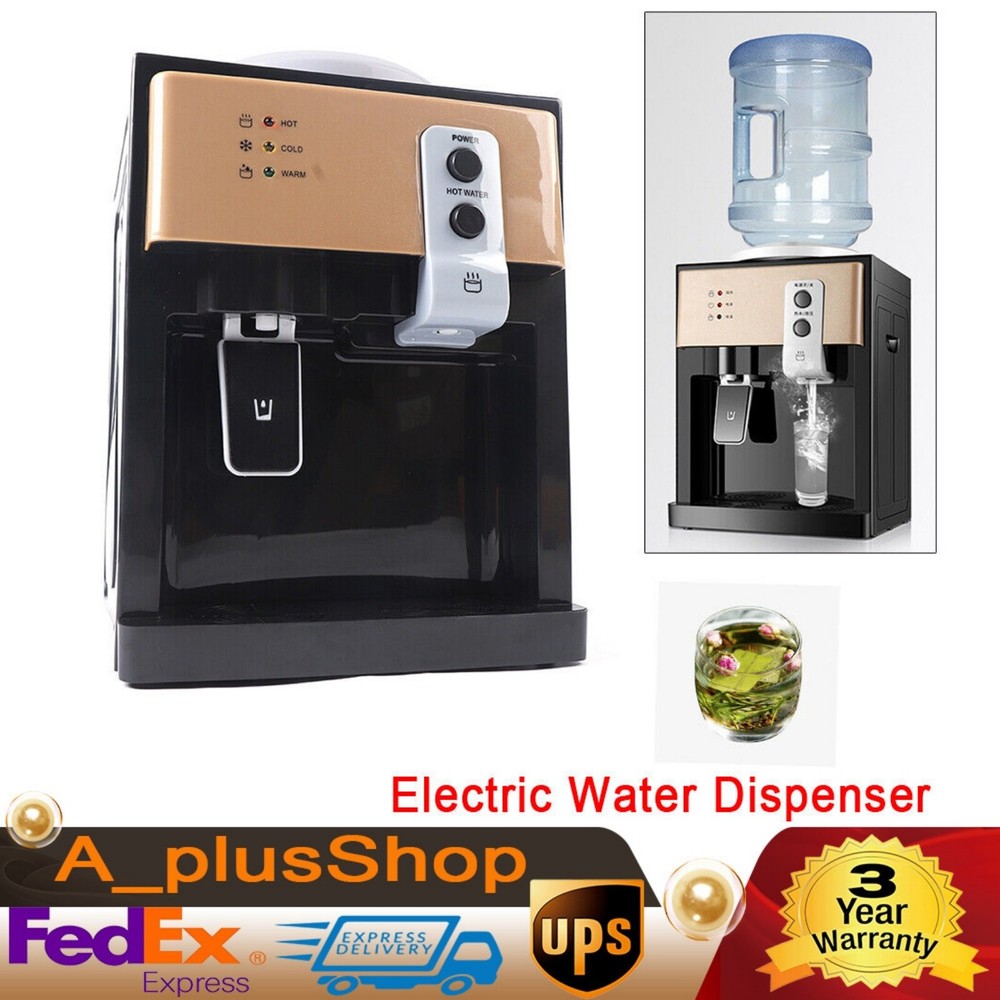 Top Loading Countertop Water Dispenser Hot Cold Water Cooler Drinking Machine