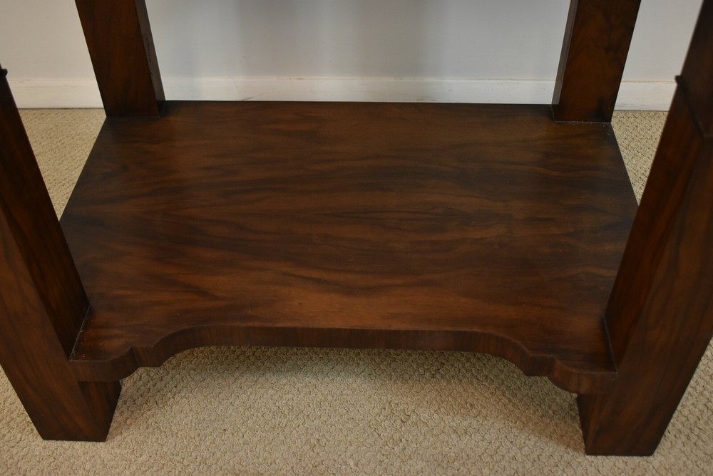 Arts & Crafts Rosewood Server Table with McIntosh Rose Style