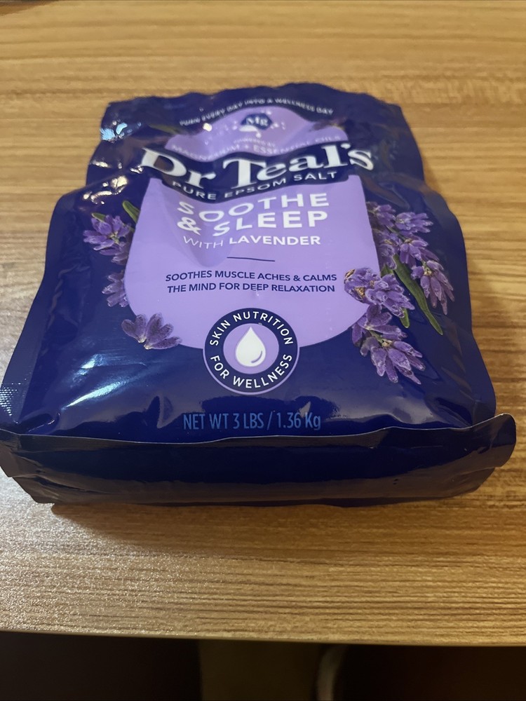 Dr. Teal's Pure Epsom Salt Soothe & Sleep Soaking Solution With Lavender 48 oz.