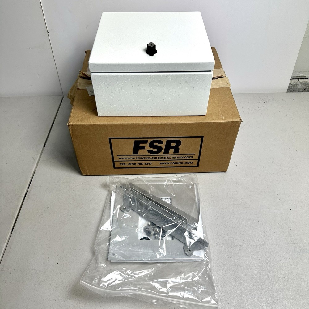FSR OWB-CP1-WHT Outdoors locking wall box