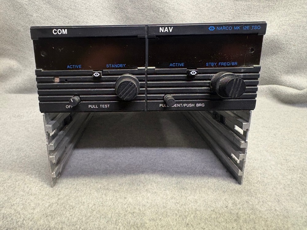 NARCO MK 12E NAV/COM includes tray