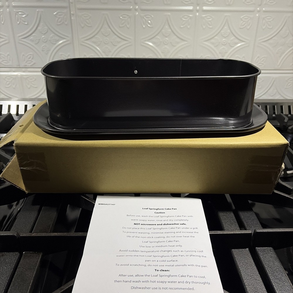 12'' Nonstick Loaf Pan Springform Pan Bread Cake Mold Baking Pan Oval Bakeware