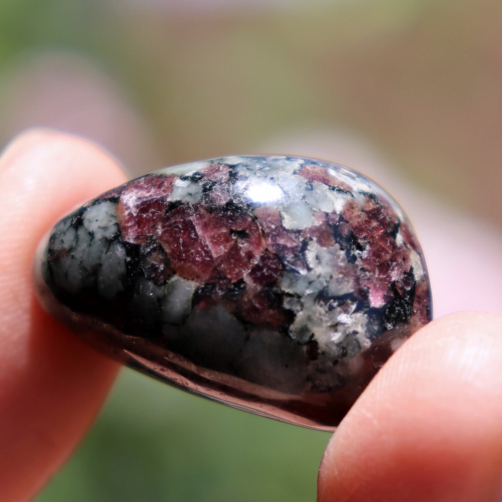 Polished Eudialyte, Fluorescent Mineral (EUD33)