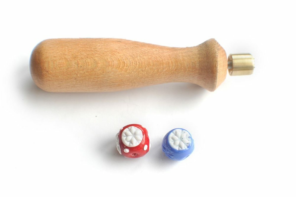 Lampwork Tool - Snowflake Stamp for Glass Beads Making